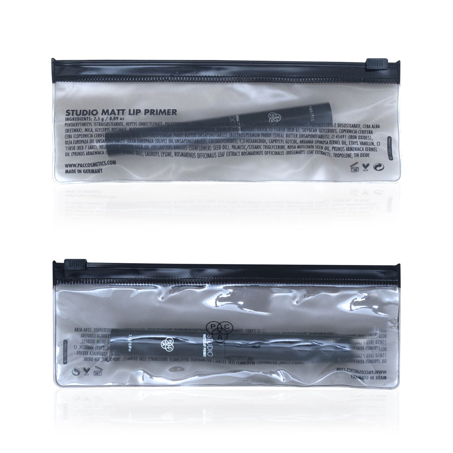PAC Studio Matte Lip Primer - Primes, Hydrates & Smoothens Chapped Lips, Locks Lip Color Transparent