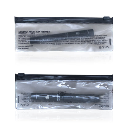 PAC Studio Matte Lip Primer - Primes, Hydrates & Smoothens Chapped Lips, Locks Lip Color Transparent