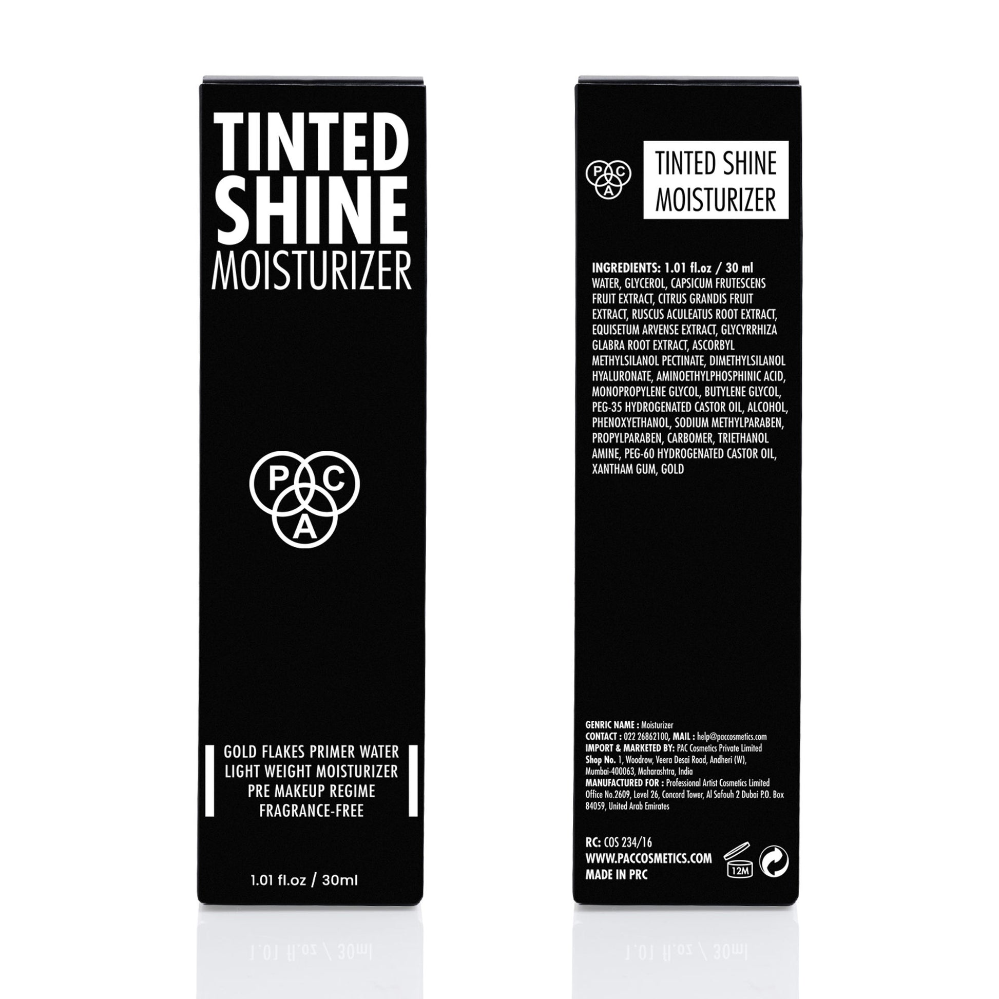 PAC Tinted Shine Moisturizer