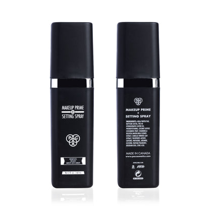 PAC Makeup Prime and Setting Spray - Lightweight Mist, Preps & Hydrates Skin, Sets Makeup Flawlessly