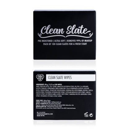 PAC Clean Slate Wipes 100 Wipes