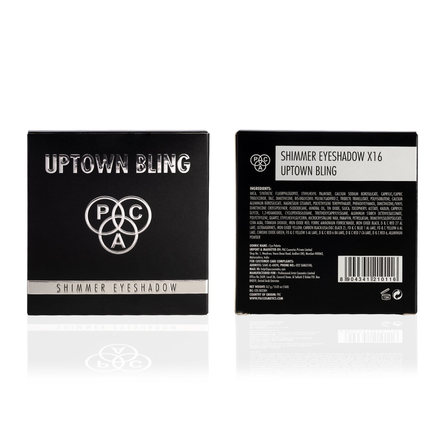 PAC Shimmer Eyeshadow X16 - Uptown Bling