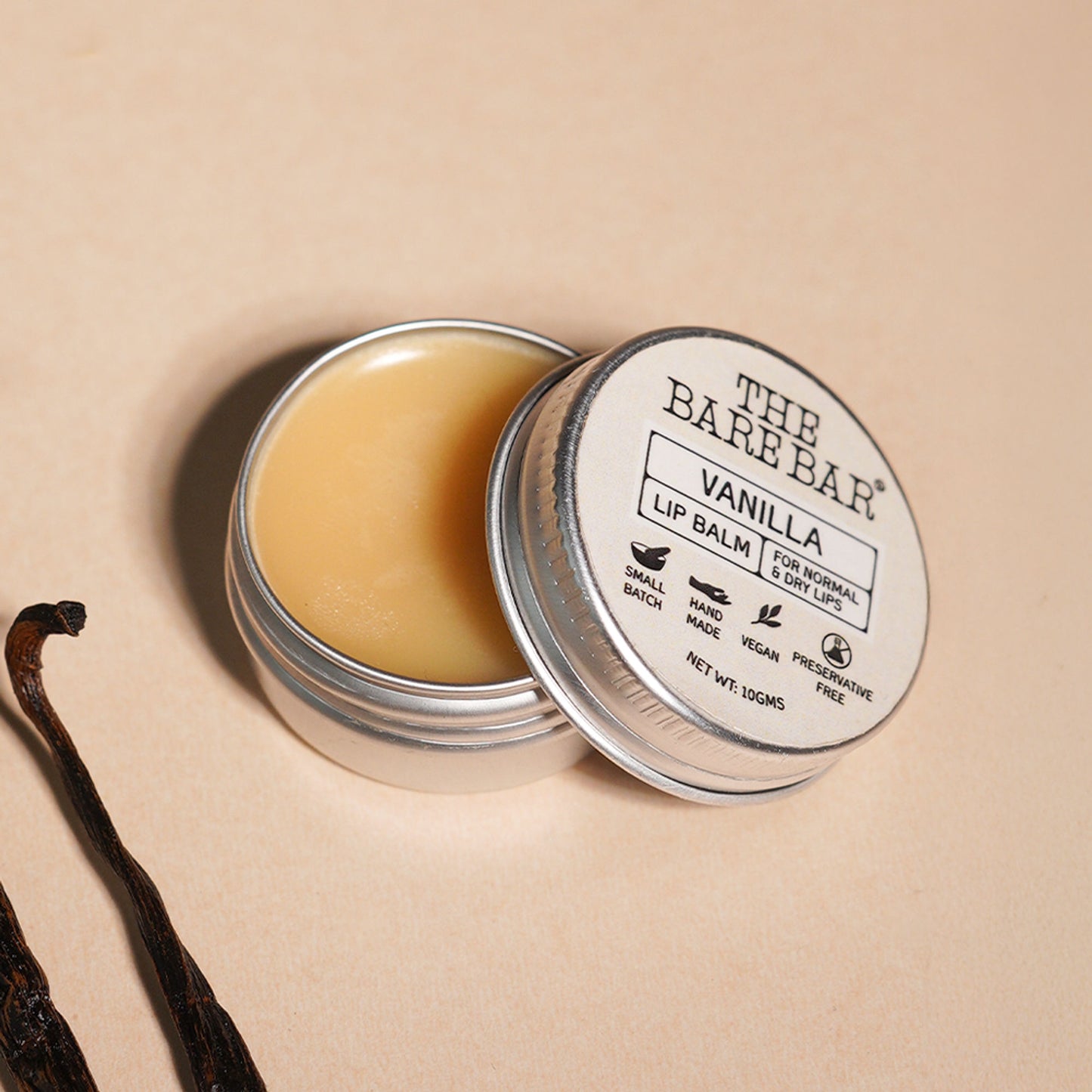 The Bare Bar Berry Blast Lip Balm - Buttery Moisture for Pigmented, Dry Lips - Vanilla
