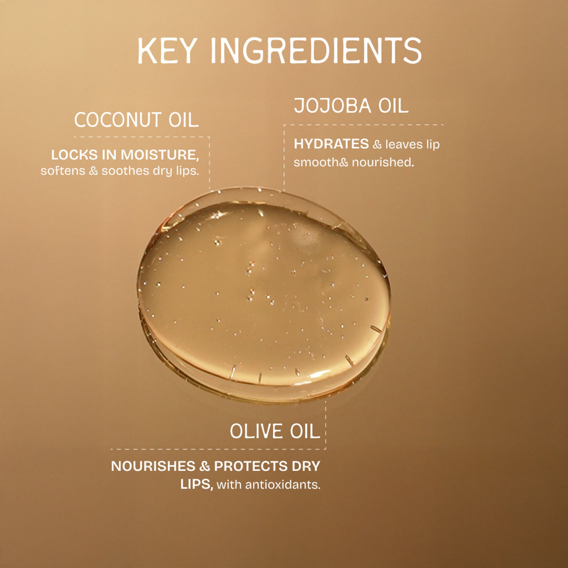 The Bare Bar Rose Lip Oil - Botanical Oils to Soothe, Moisturize & Repair Dry Lips