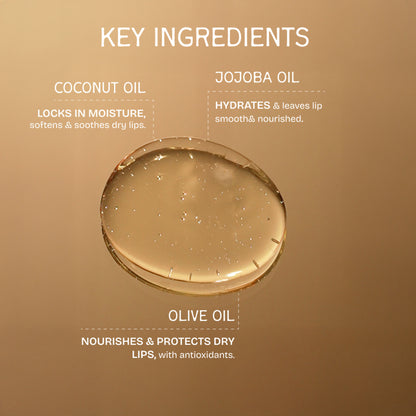 The Bare Bar Rose Lip Oil - Botanical Oils to Soothe, Moisturize & Repair Dry Lips