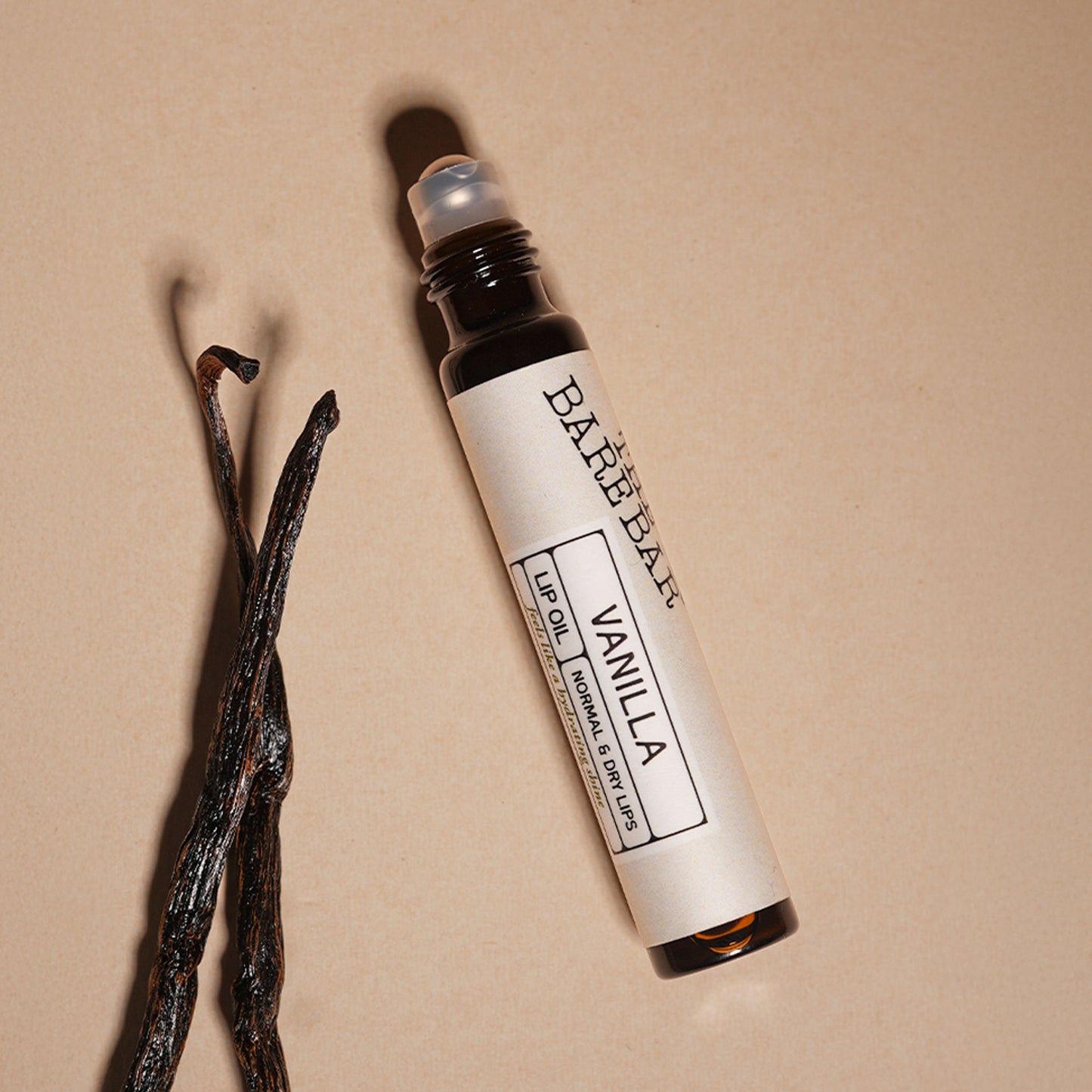 The Bare Bar Vanilla Lip Oil - Deep Nourishment with Natural Oils for Soft Lips