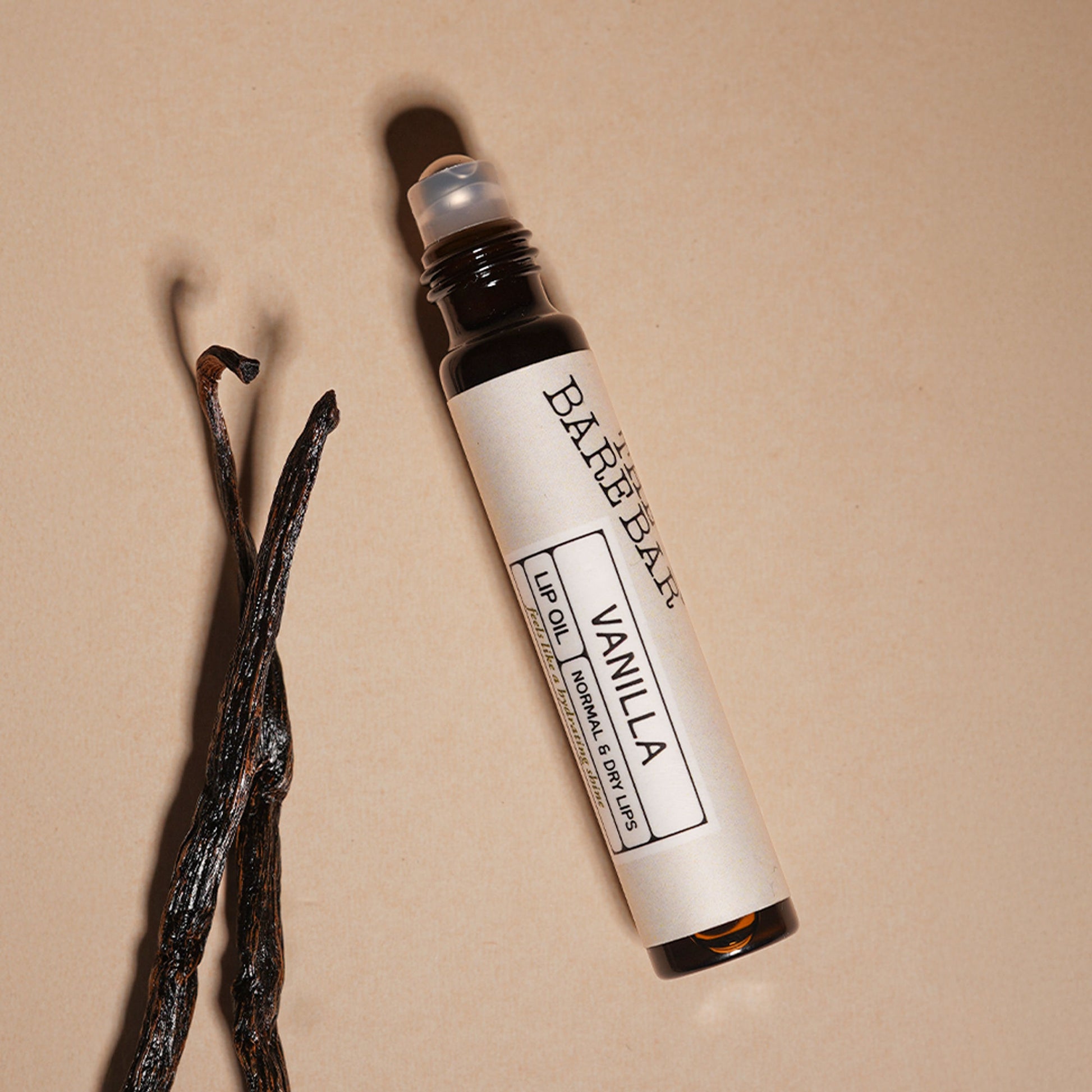 The Bare Bar Vanilla Lip Oil - Deep Nourishment with Natural Oils for Soft Lips
