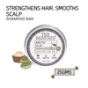 The Bare Bar Arctic Clay Shampoo Bar - Detoxifies Scalp, Boosts Volume & Locks in Moisture