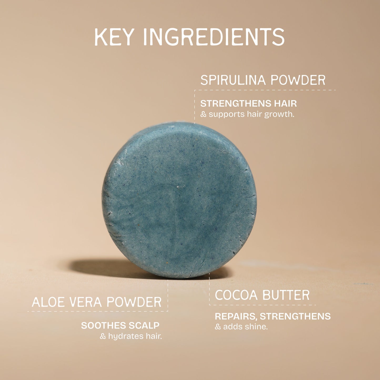 The Bare Bar Arctic Clay Shampoo Bar - Detoxifies Scalp, Boosts Volume & Locks in Moisture