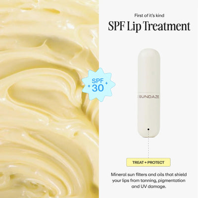 52 Sundaze 100% Natural Mango Butter Lip Balm for Dry & Pigmented Lips with SPF 30 PA+++