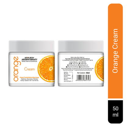 Keya Seth Aromatherapy Skin Defence Orange Cream in a pack of two, featuring natural orange scent and nourishing skin benefits.