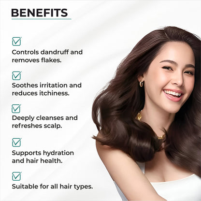 Dr. Sakhiya Anti-Dandruff Shampoo, Itchy Scalp Relief For Men & Women