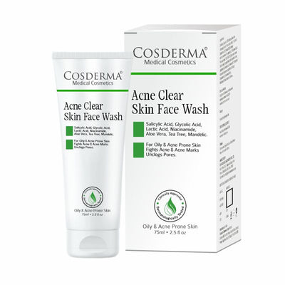 COSDERMA Acne Clear Skin Face Wash
