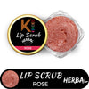 KINDED Lip Sugar Scrub Herbal Exfoliator - Rose