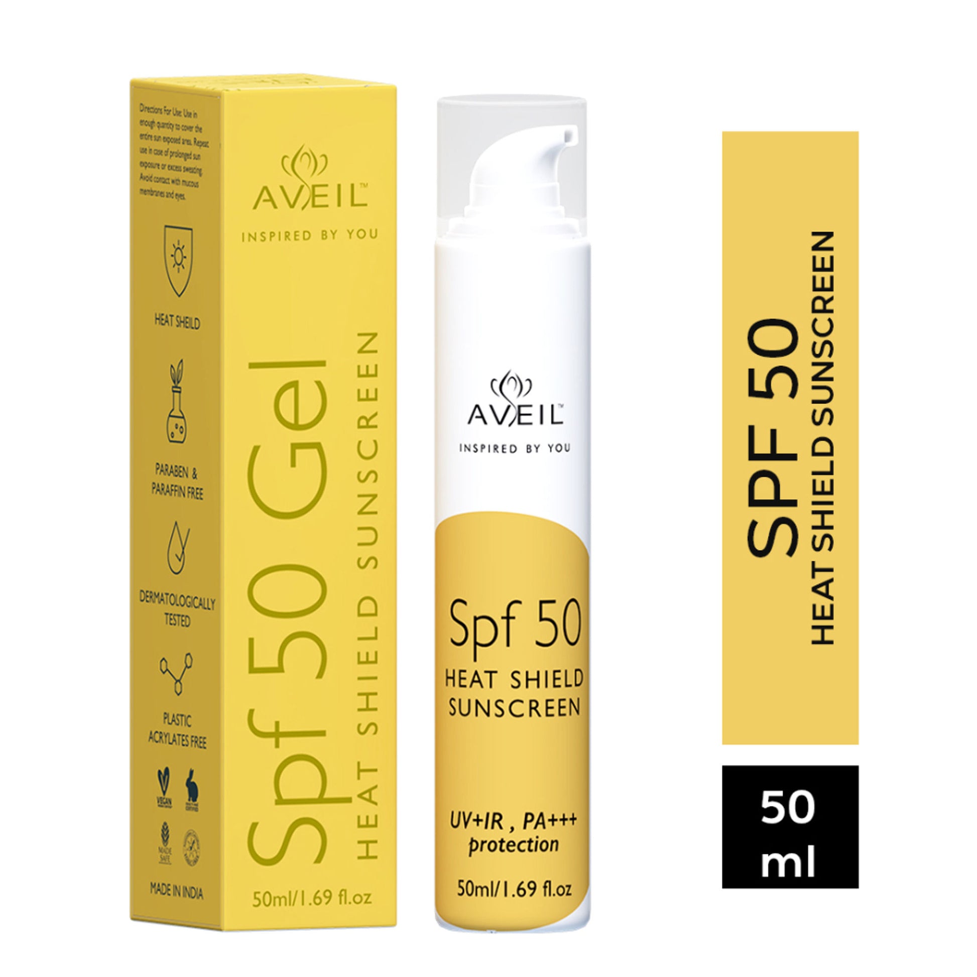 AVEIL SPF 50 Heat Shield Sunscreen