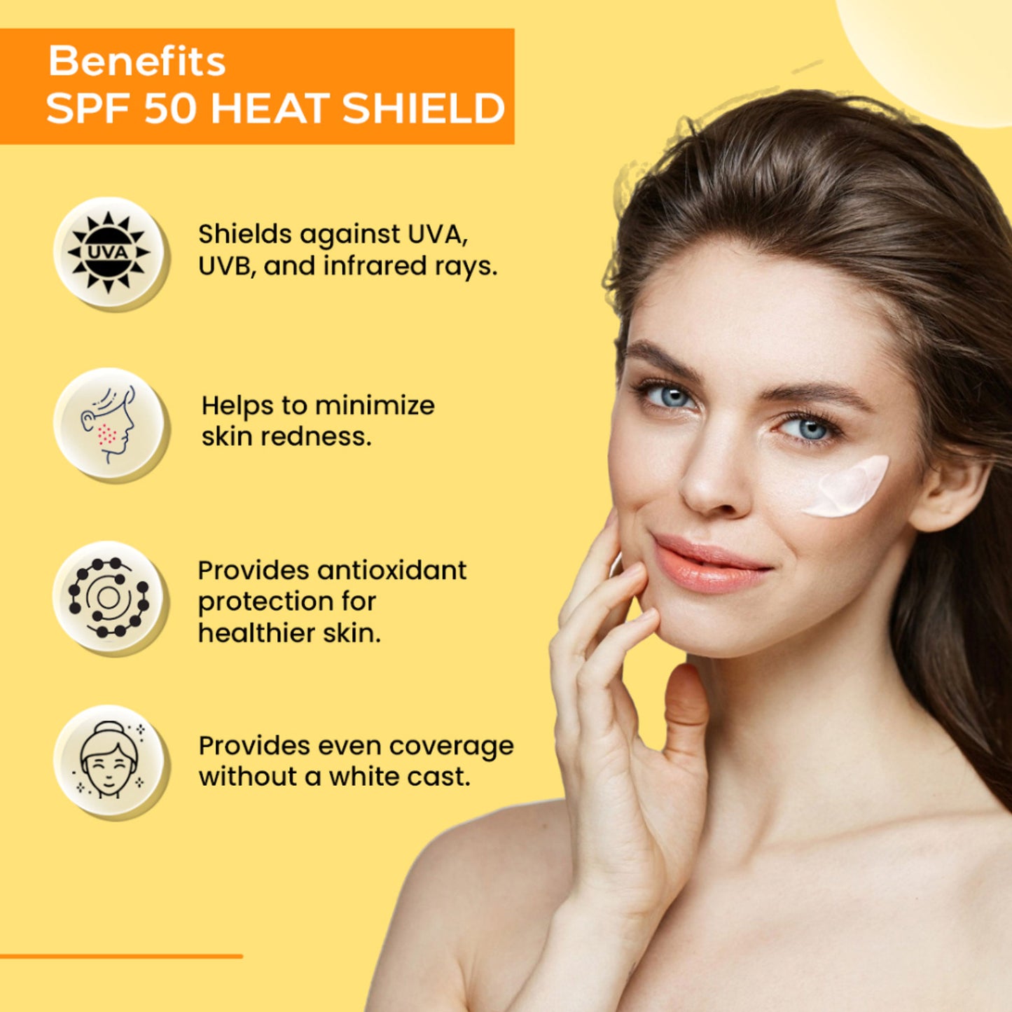 AVEIL SPF 50 Heat Shield Sunscreen