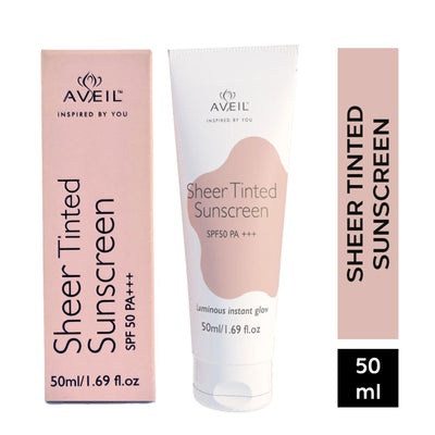 AVEIL Sheer Tinted Sunscreen SPF 50