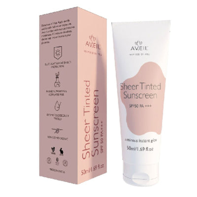 AVEIL Sheer Tinted Sunscreen SPF 50