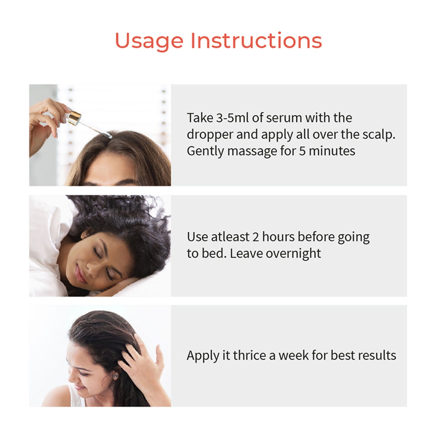 Vedix Hair Serum - Moderate Hair Fall - Prachay Hair Serum