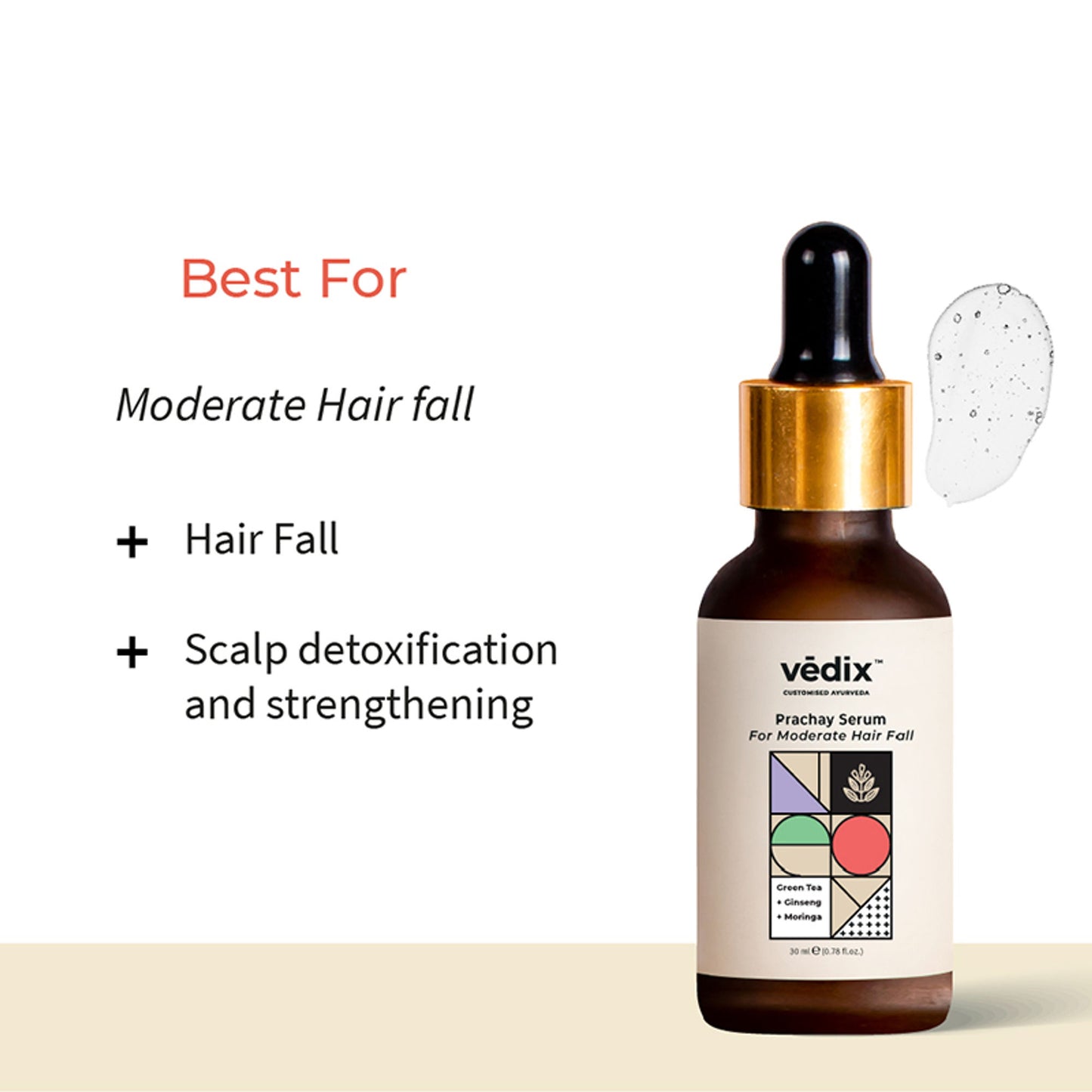 Vedix Hair Serum - Moderate Hair Fall - Prachay Hair Serum