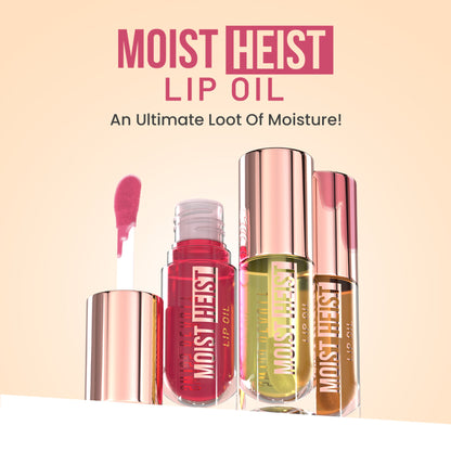Swiss Beauty Moist Heist Lip Oil Colour-Changing With Vitamin E & Mint Oil - 2 Cucumber Trap