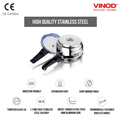 Vinod Stainless Steel Splendid Plus Handi Cooker
