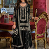 Indyancart IE Women Ethnic Motifs Embroidered Thread Work Kurta with Palazzos & Dupatta