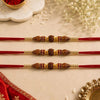 Dhiyona Set Of 3 Rakhi With Roli& Chawal
