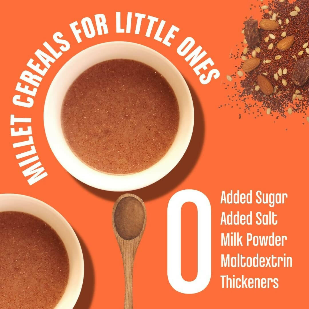 Early Foods Sprouted Ragi Almond Date Porridge Mix - Indyancart