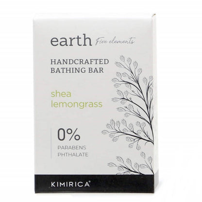 Kimirica Earth Shea Lemongrass Bathing Soap Bar - Indyancart