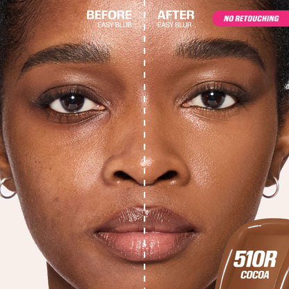 Easy Blur Natural Airbrush Foundation with Niacinamide - Cocoa 510R