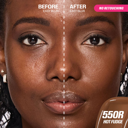 Easy Blur Natural Airbrush Foundation with Niacinamide - Hot Fudge 550R