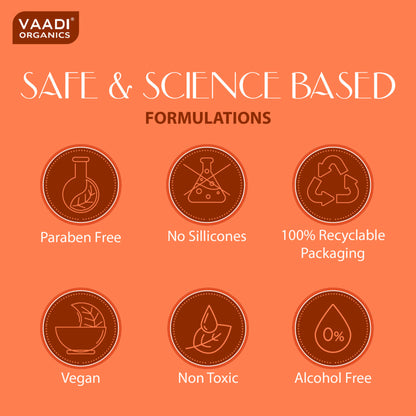 Vaadi Herbals Kesar Chandan Facial Bar With Orange Peel Skin Lightening / Anti Tan - Pack of 2