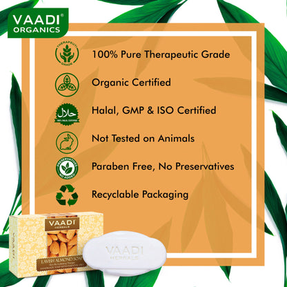 Vaadi Herbals Lavish Almond Soap - Pack of 2