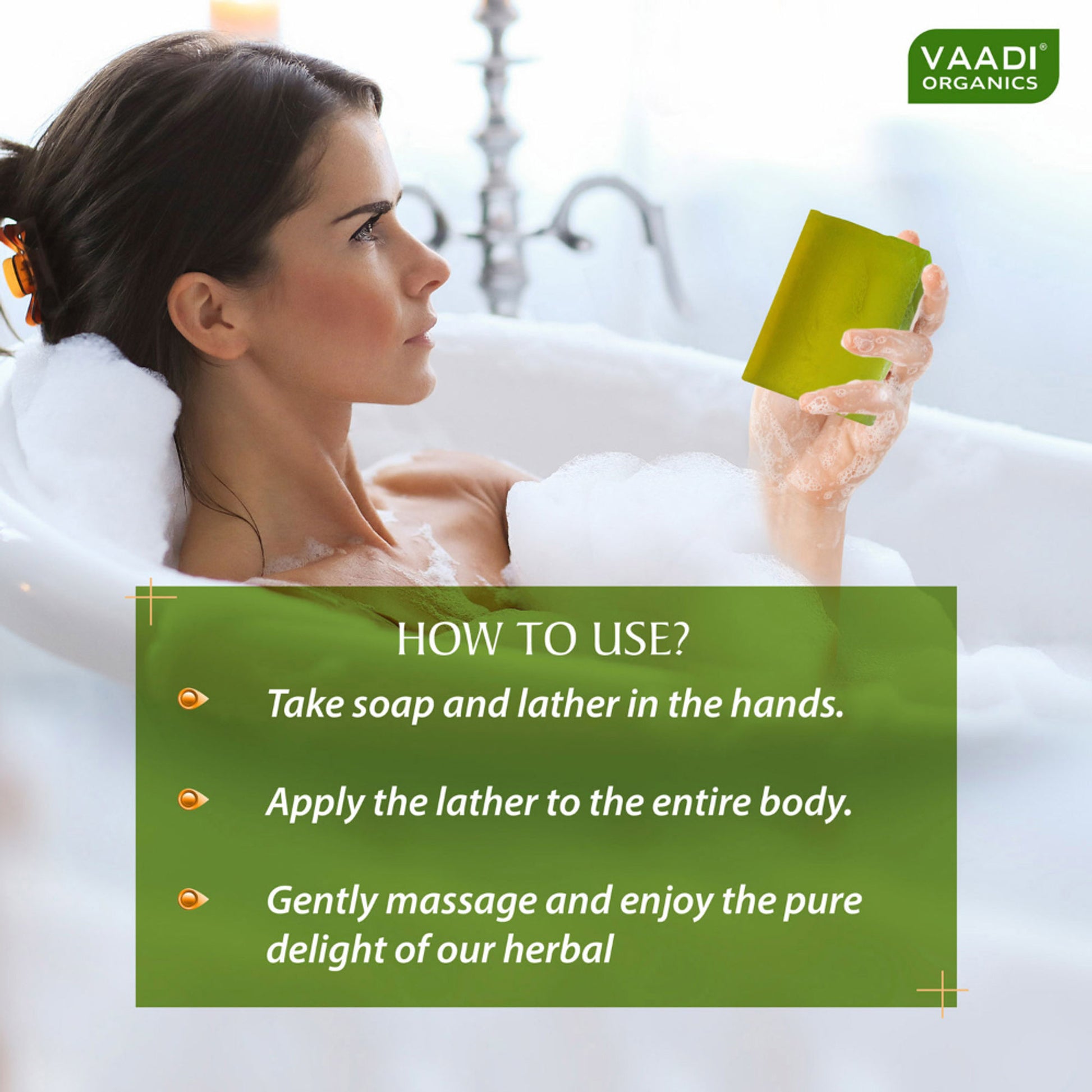 Vaadi Herbals Anti-Acne Soap With Becalming & Tea Tree Oil - Pack of 2