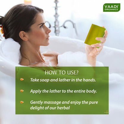 Vaadi Herbals Anti-Acne Soap With Becalming & Tea Tree Oil - Pack of 2