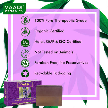 Vaadi Herbals Heavenly Lavender Soap - Pack of 3