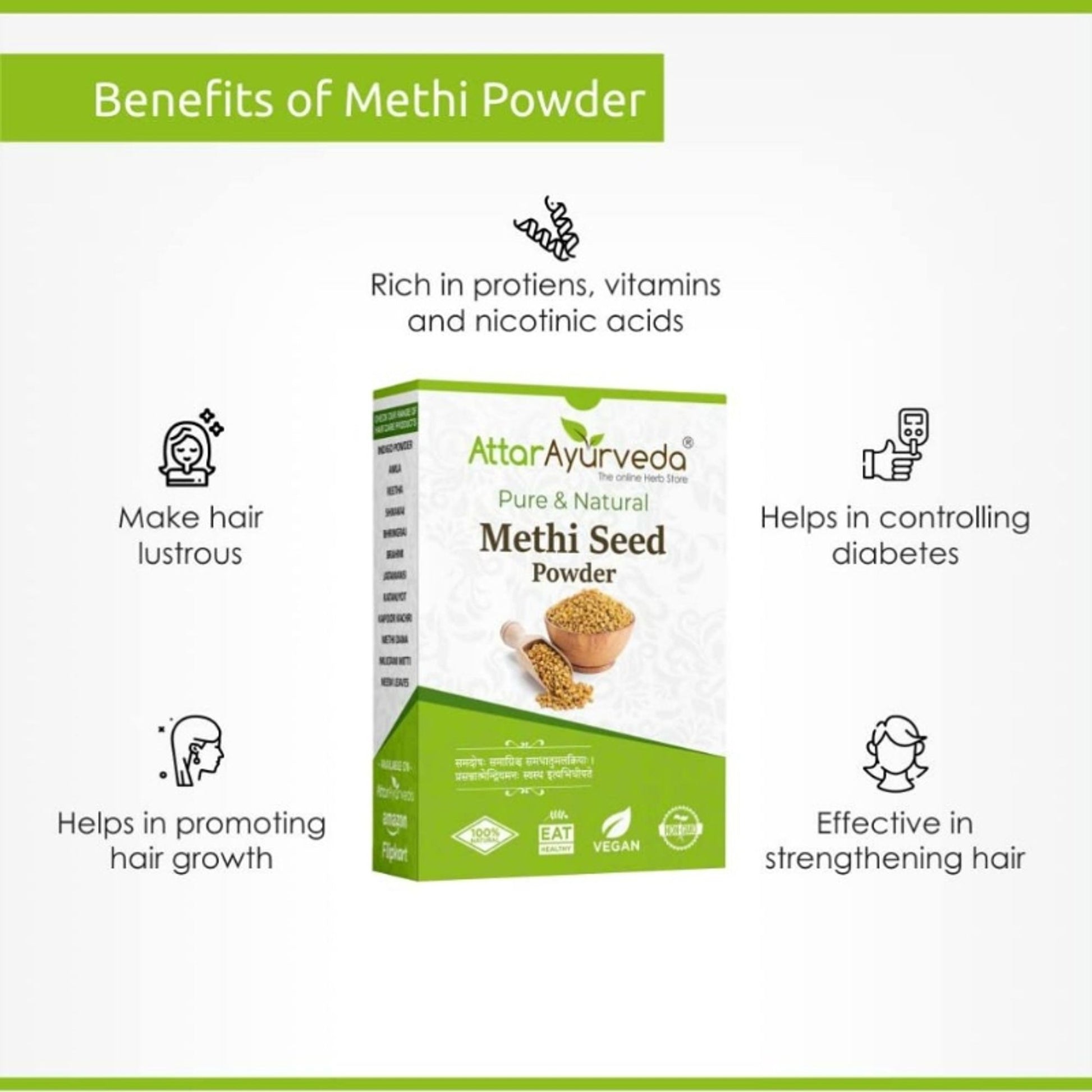 Attar Ayurveda Methi Powder