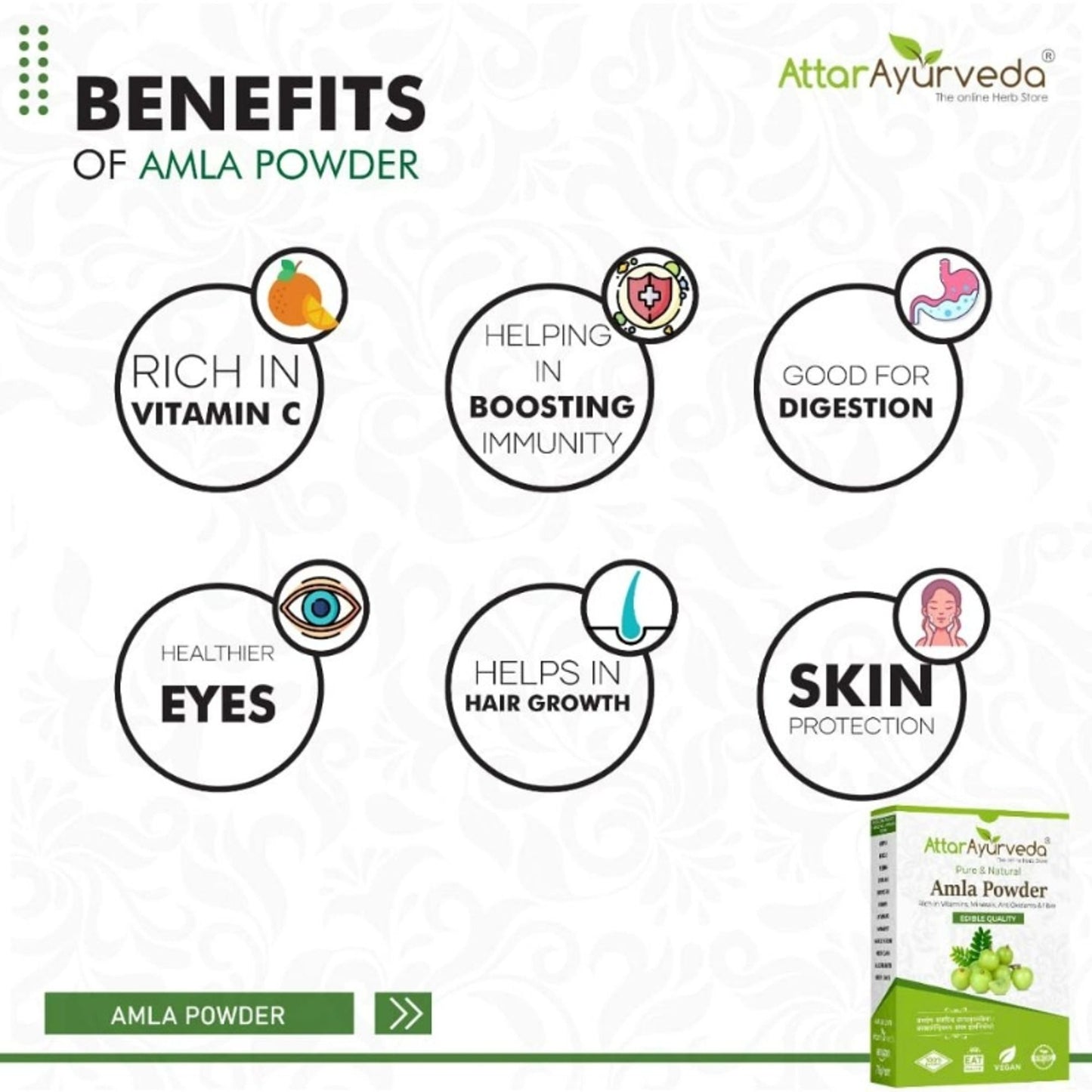 Attar Ayurveda Amla Powder