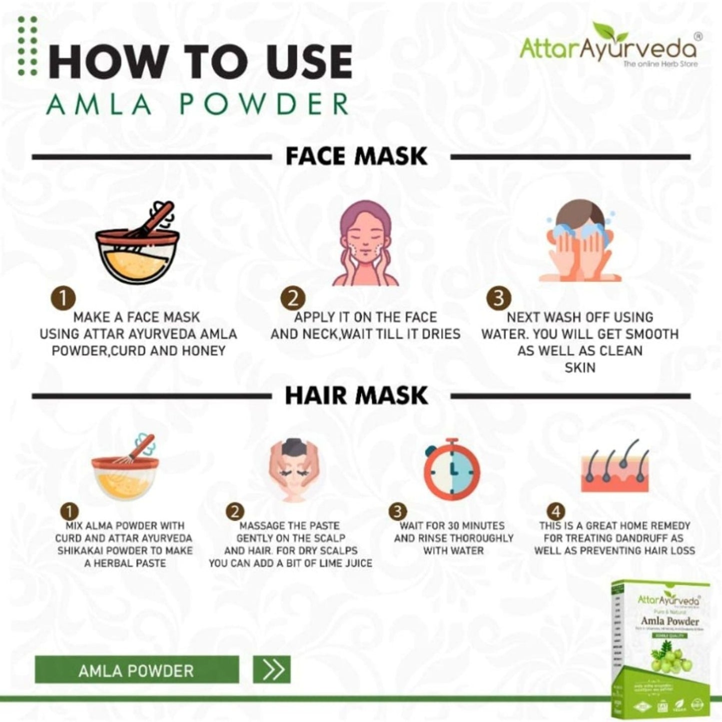 Attar Ayurveda Amla Powder