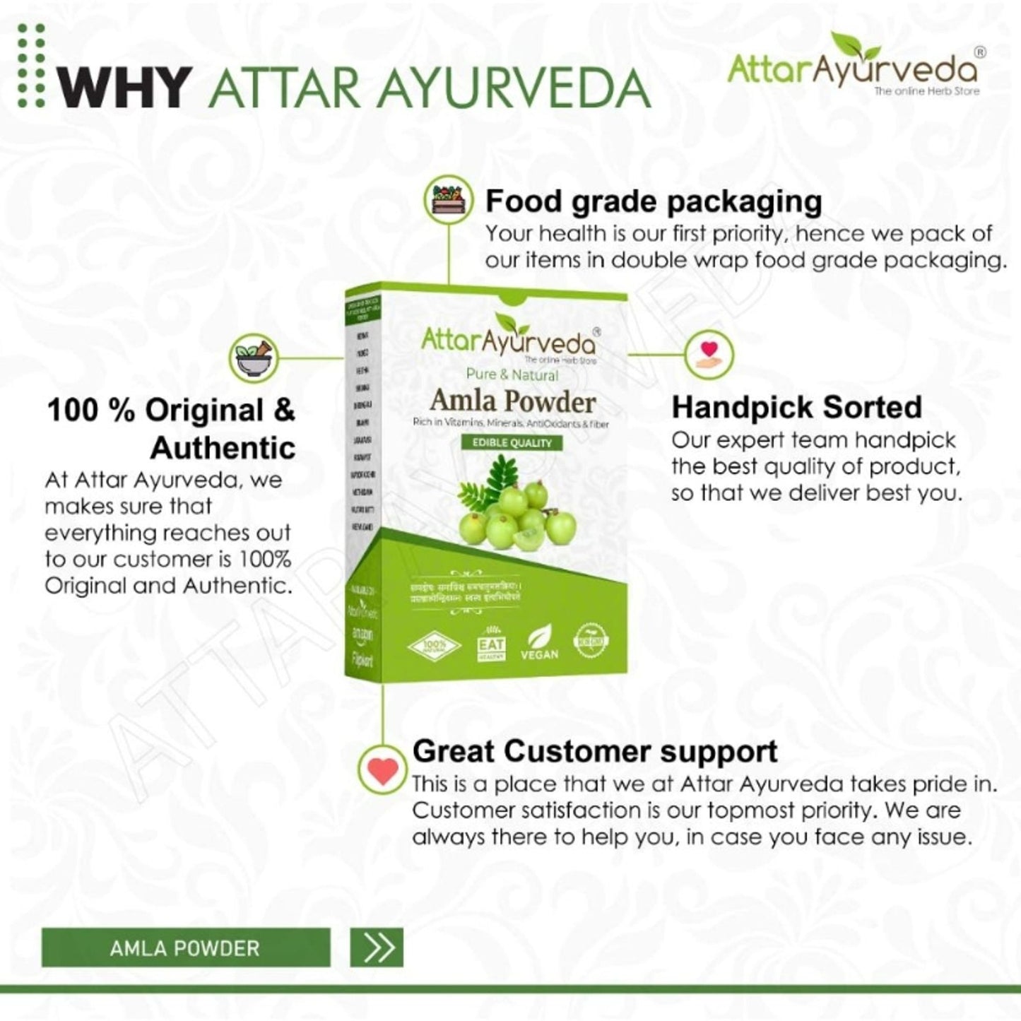 Attar Ayurveda Amla Powder