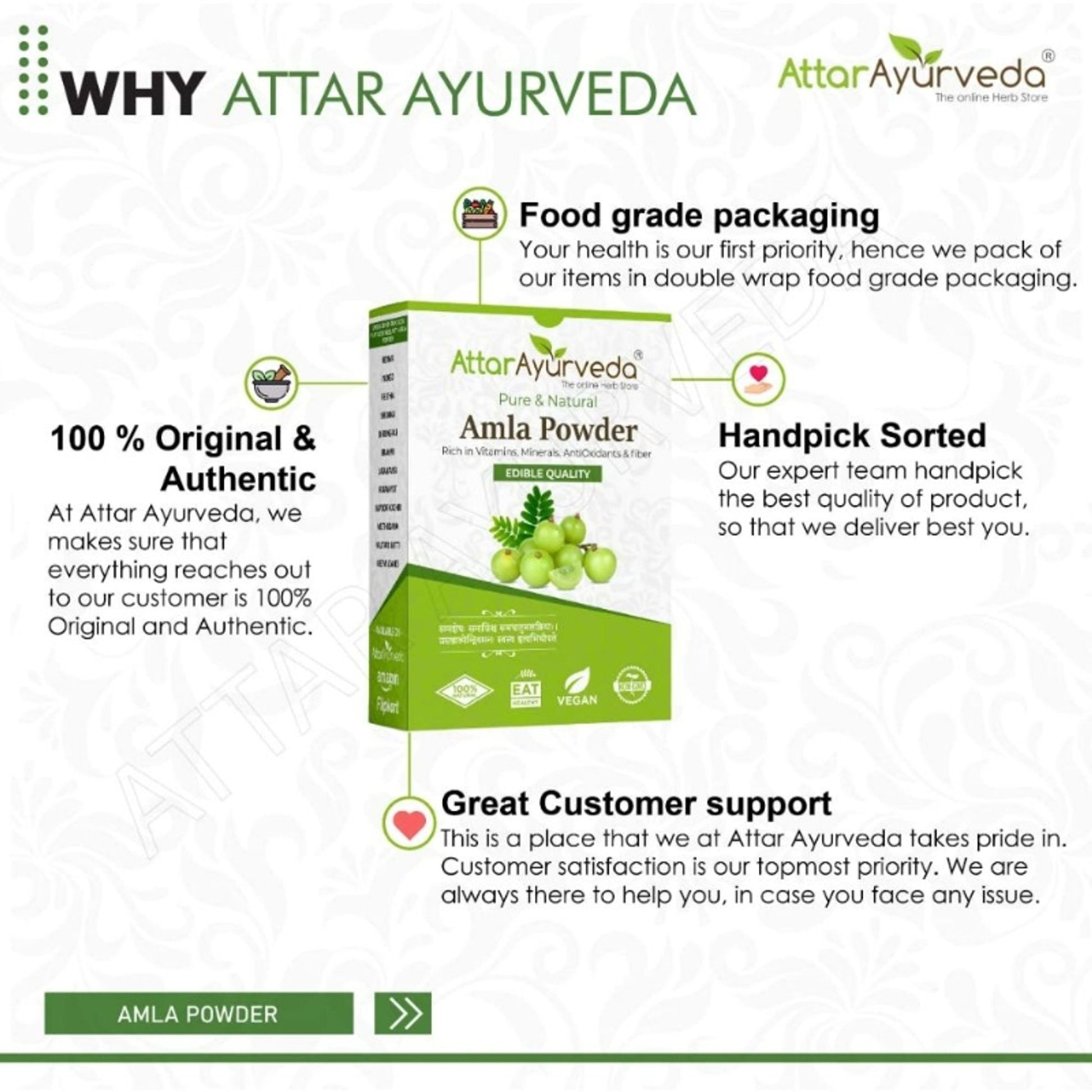 Attar Ayurveda Amla Powder