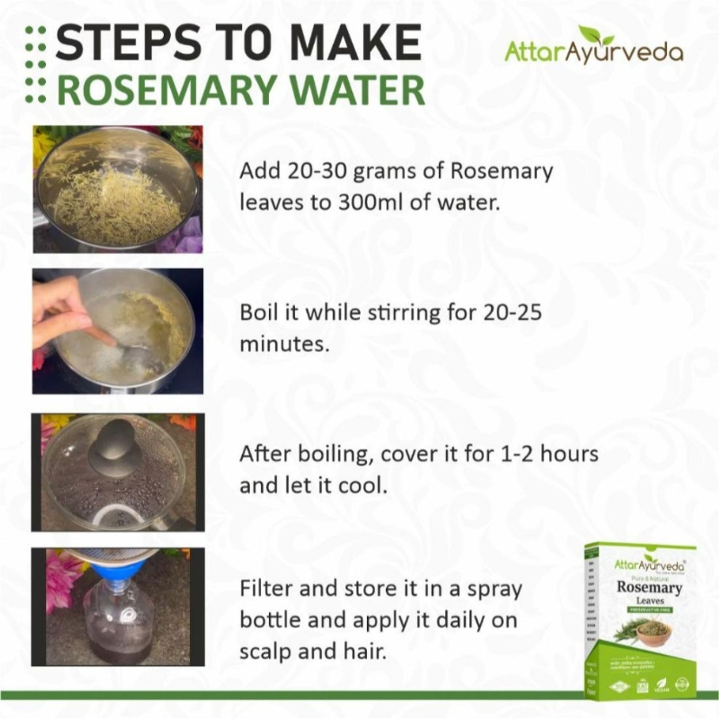Attar Ayurveda Rosemary Leaves