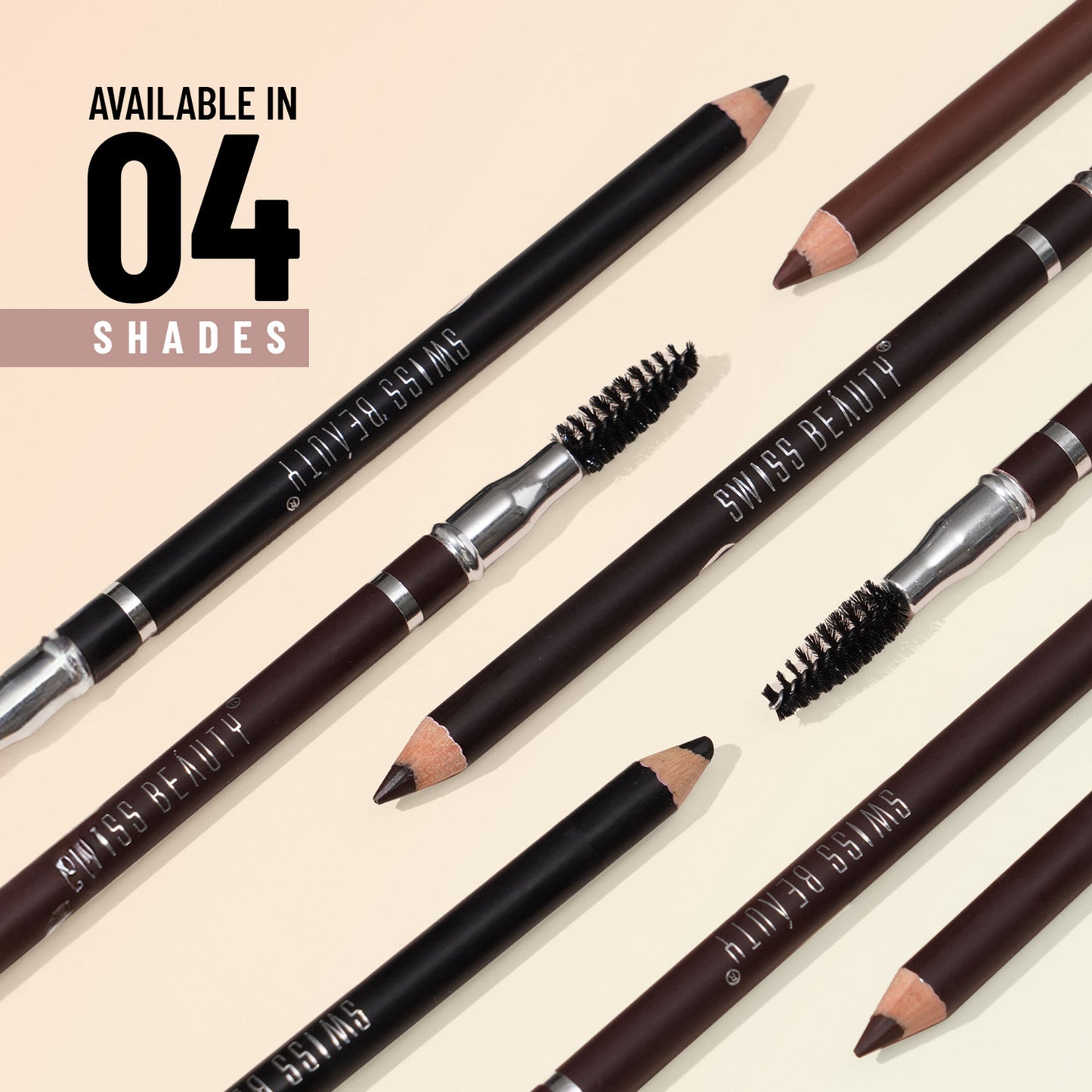 Swiss Beauty Brow Definer Pencil - 04 Black