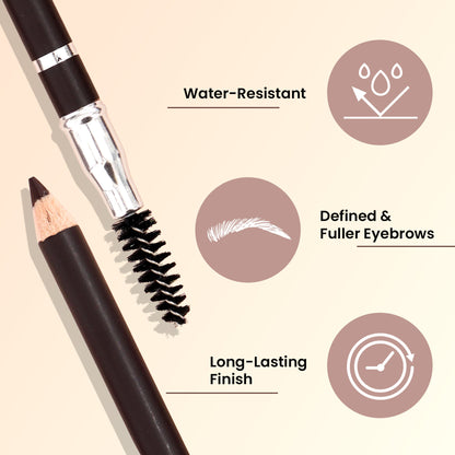Swiss Beauty Brow Definer Pencil - 03 Deep Brown