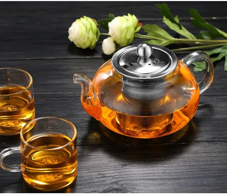 Jinelza Borosilicate Glass Teapot 650ML