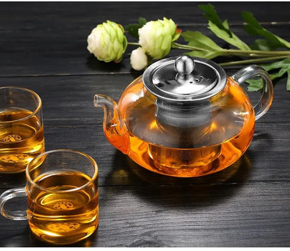 Jinelza Borosilicate Glass Teapot 650ML