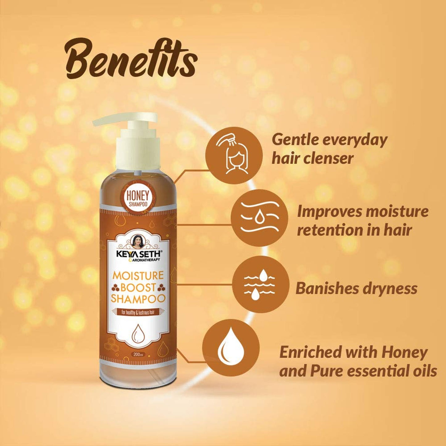 Keya Seth Aromatherapy Moisture Boost Shampoo For Dry & Dull Hair