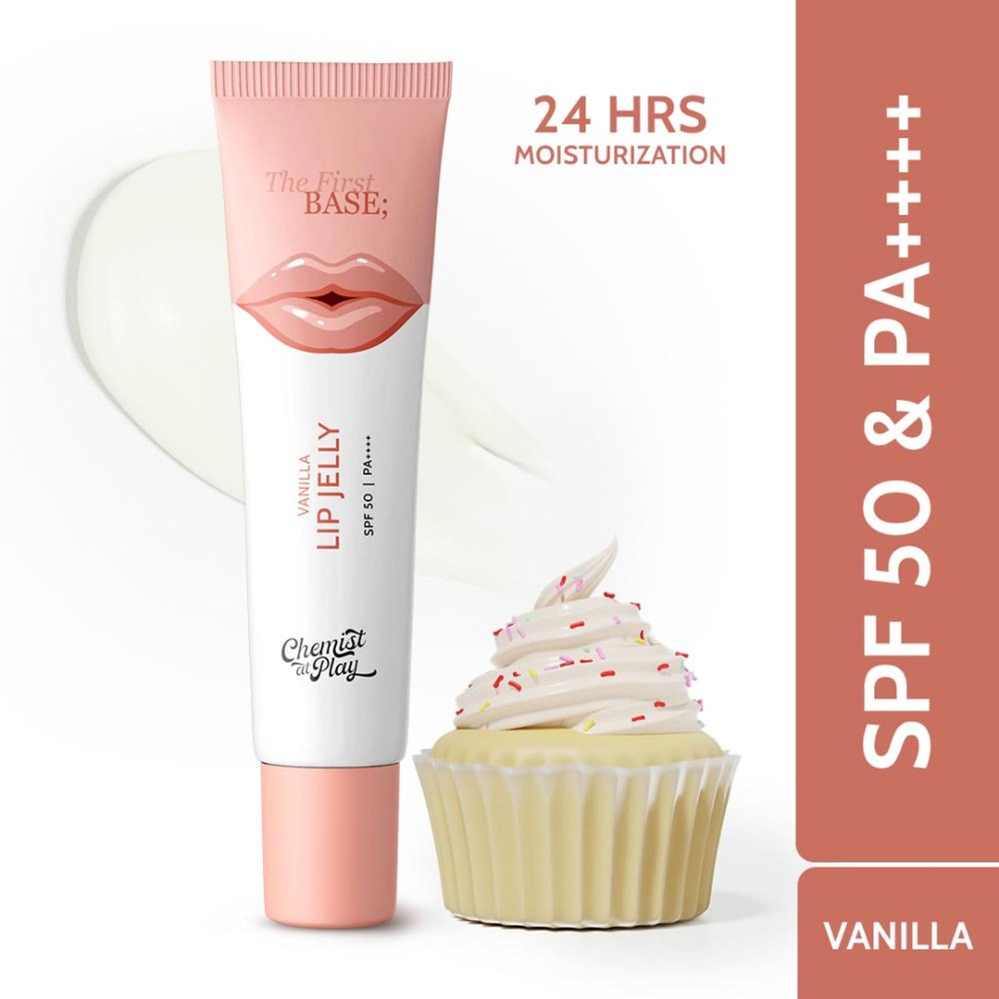 Chemist At Play Chocolate Tinted Lip Balm with SPF 50 PA++++ for Dry, Chapped & Pigmented Lip - Vanilla