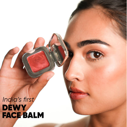 Flossy Cosmetics Face Glaze 2-In-1 Blush & Highlighter Duo - Mirchi